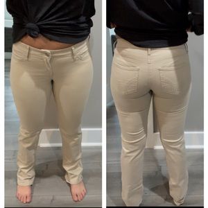 New Hollister khaki bootcut